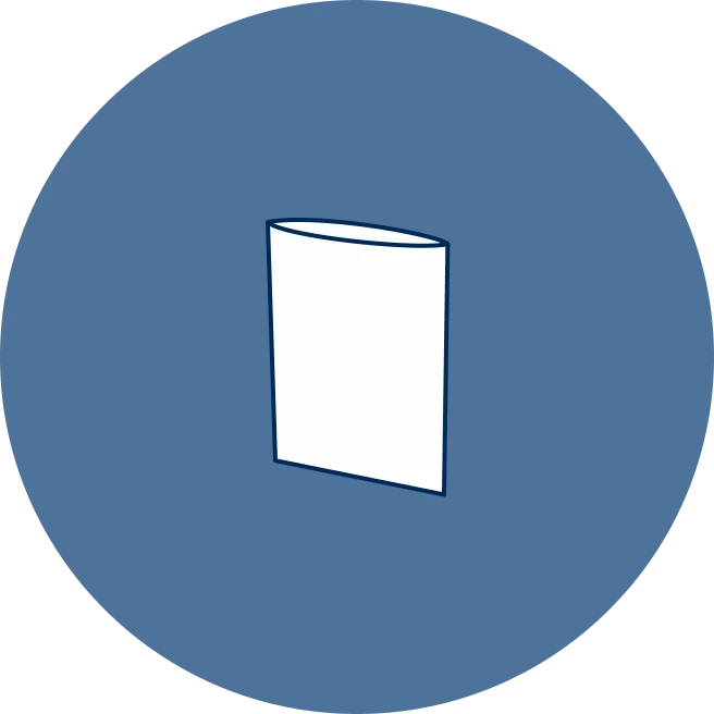 Sacchi piatti senza soffietti 